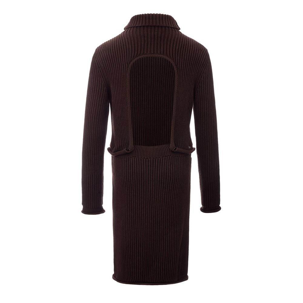 Bottega Veneta Elegant Viscose Brown Dress - Hilstor