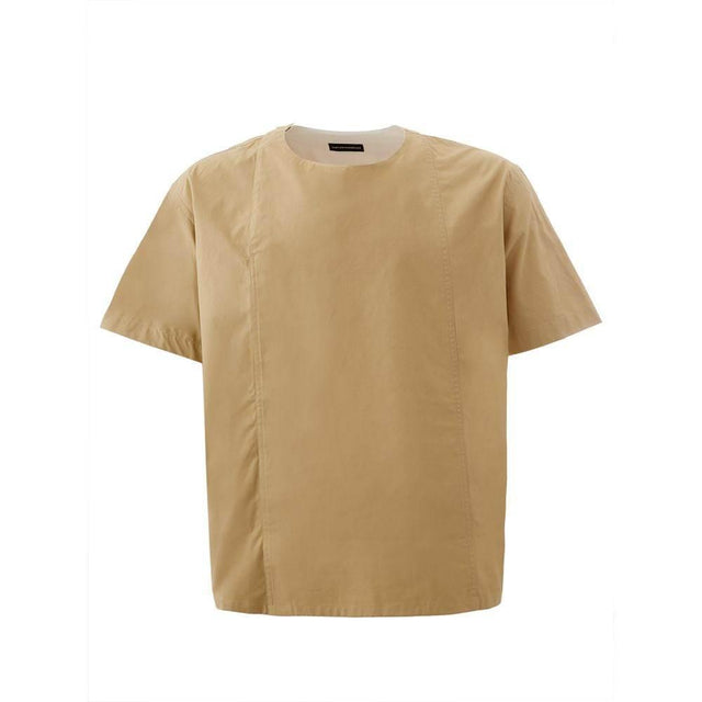 Emporio Armani Elegant Cotton Brown Shirt for Men - Hilstor