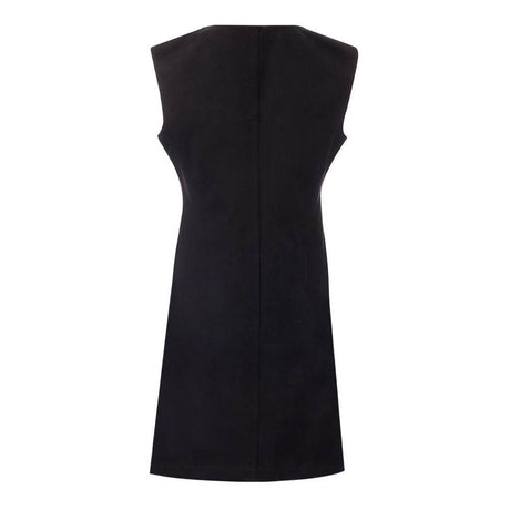 Bottega Veneta Elegant Black Viscose Dress Essentials - Hilstor