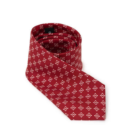 Giorgio Armani Red Silk Ties & Bowty - Hilstor