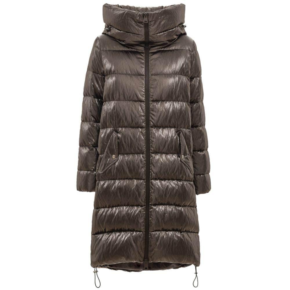 Herno Silver Viscose Jackets & Coat - Hilstor