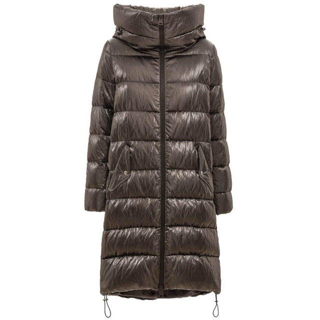 Herno Silver Viscose Jackets & Coat - Hilstor