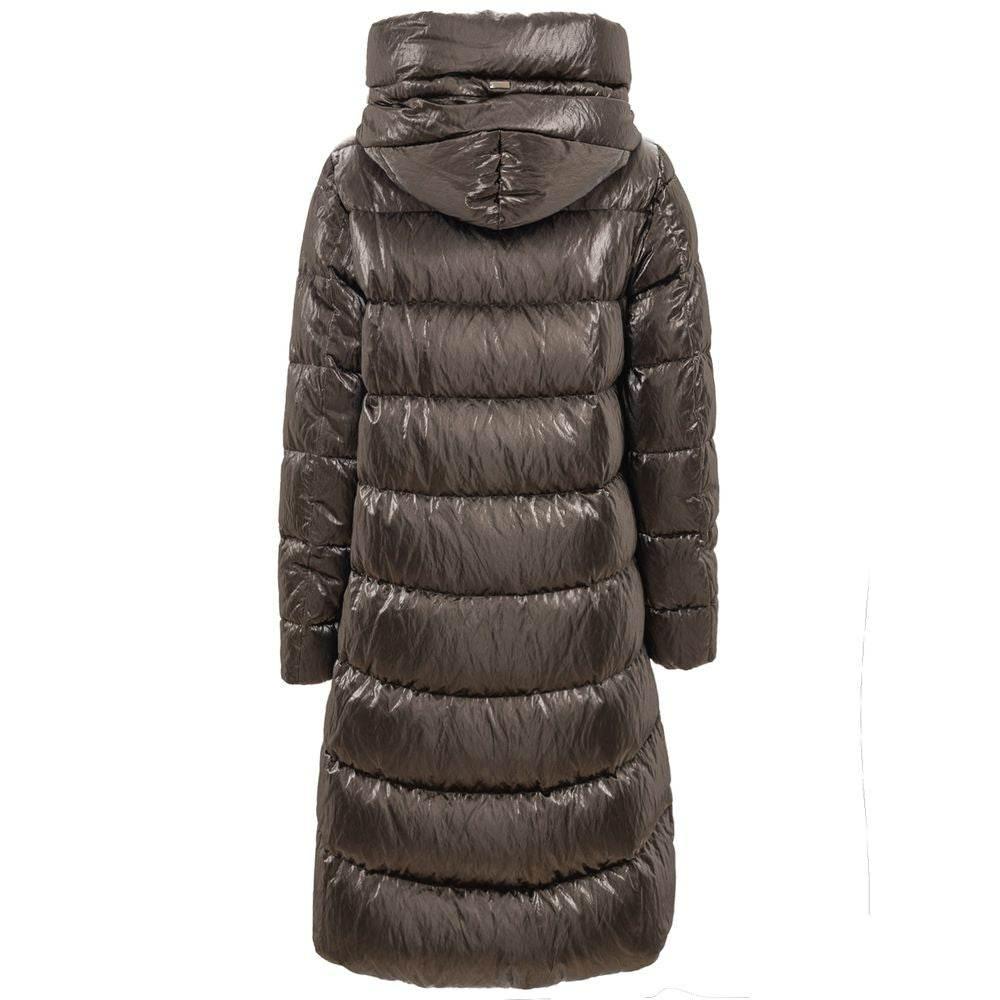 Herno Silver Viscose Jackets & Coat - Hilstor