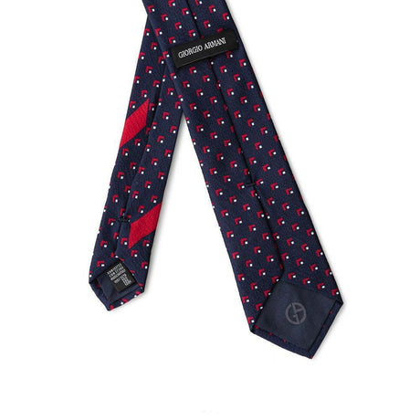 Giorgio Armani Blue Silk Ties & Bowty - Hilstor