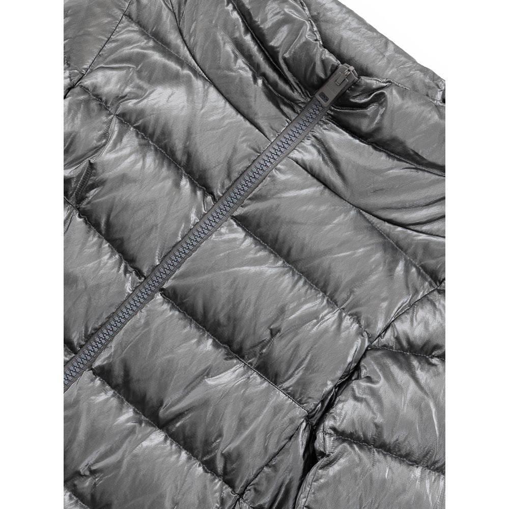 Herno Silver Viscose Jackets & Coat - Hilstor