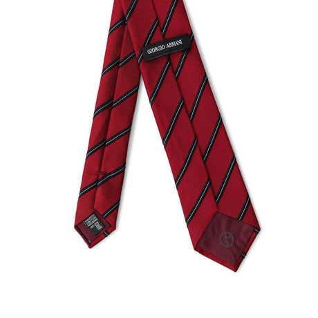 Giorgio Armani Red Silk Ties & Bowty - Hilstor
