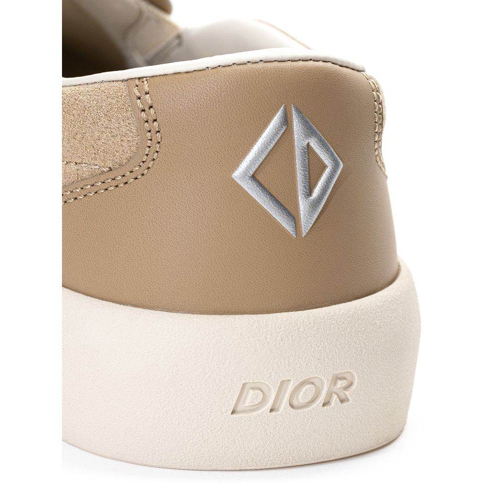 Dior Beige Leather Sneaker - Hilstor