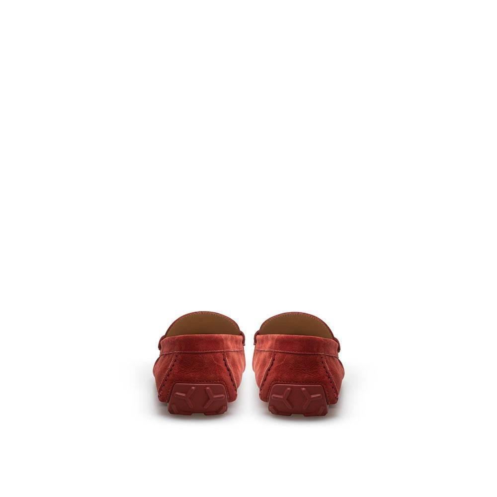 Bally Elegant Bordeaux Leather Loafers for Men - Hilstor