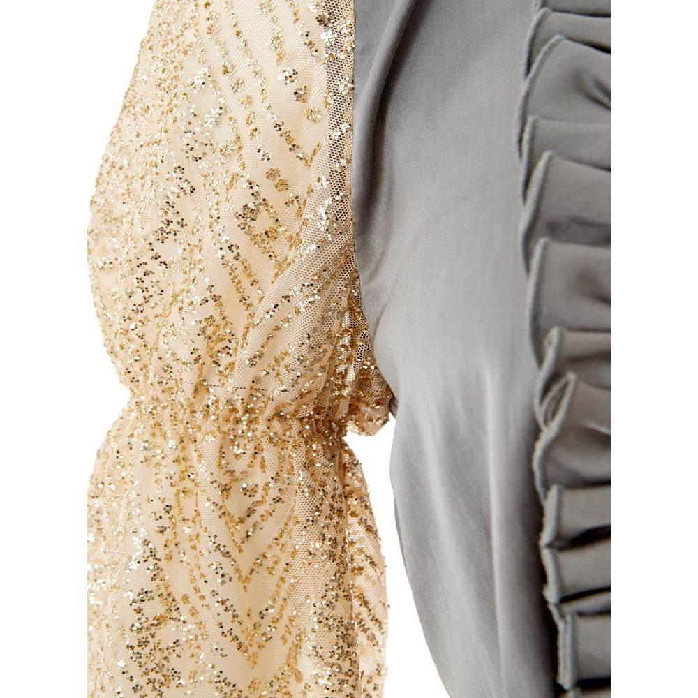 Lardini Elegant Multicolor Silk-Linen Top - Hilstor
