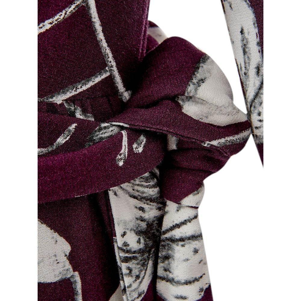 Lardini Elegant Purple Viscose Dress - Hilstor