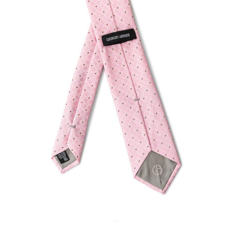 Giorgio Armani Pink Silk Ties & Bowty - Hilstor
