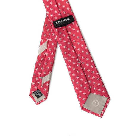 Giorgio Armani Red Silk Ties & Bowty - Hilstor