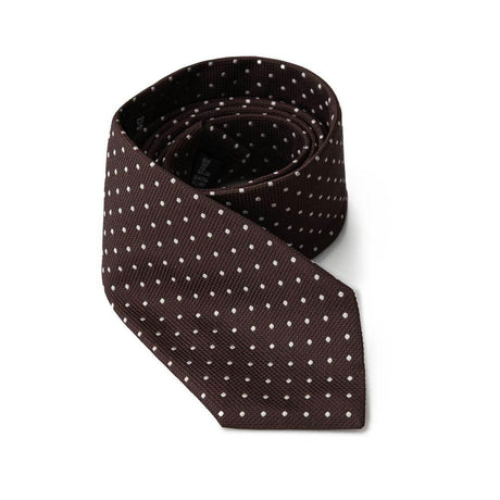 Emporio Armani Brown Silk Ties & Bowty - Hilstor