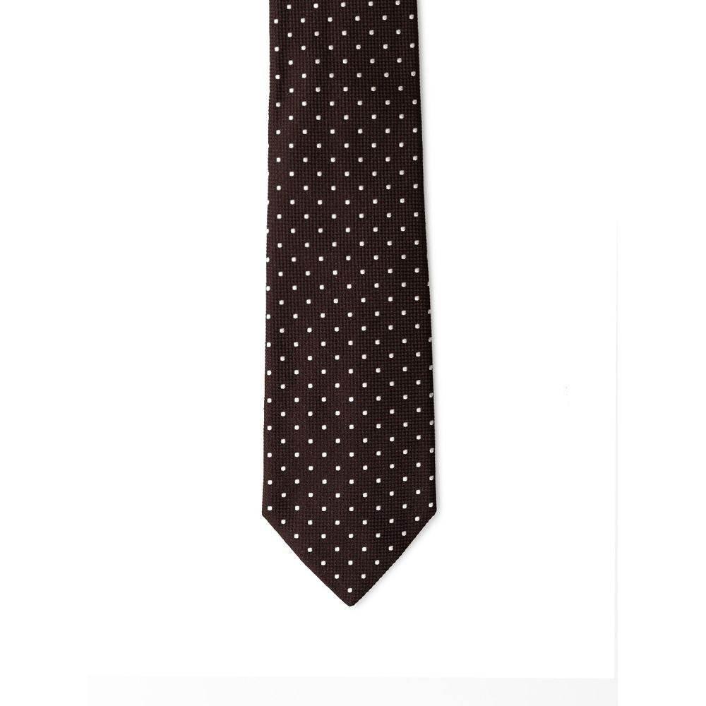 Emporio Armani Brown Silk Ties & Bowty - Hilstor
