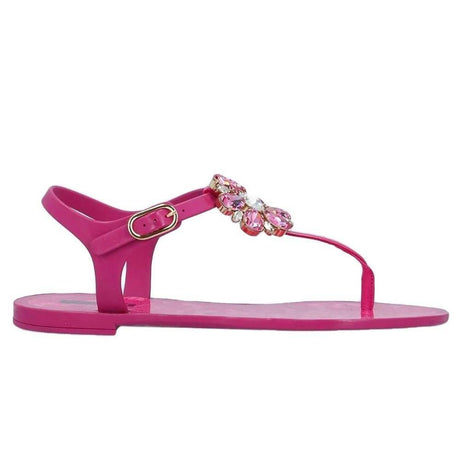 Dolce & Gabbana Fuchsia Cotton Sandal - Hilstor