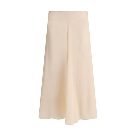 Fendi Silk midi Skirt - Hilstor