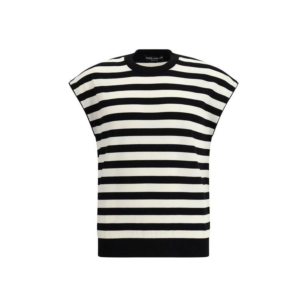Dolce & Gabbana Striped knit Vest - Hilstor