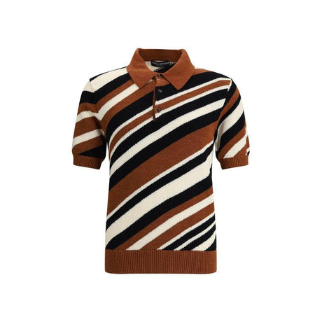 Dolce & Gabbana Striped Polo Shirt - Hilstor