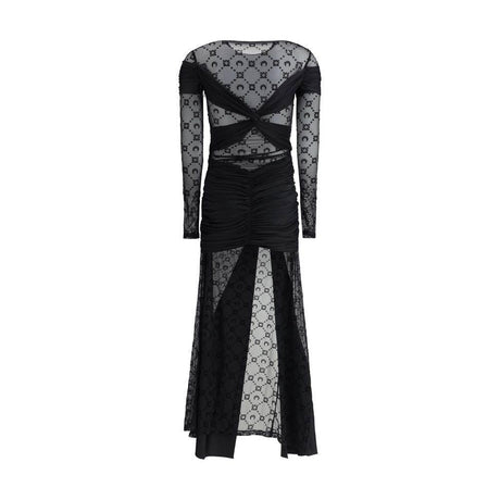Marine Serre Draped Long Dress - Hilstor