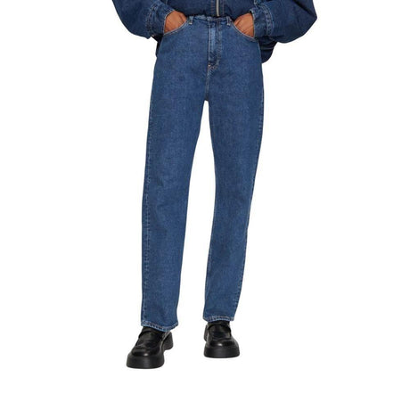 Calvin Klein Jeans Blue Cotton Mom Jean - Hilstor