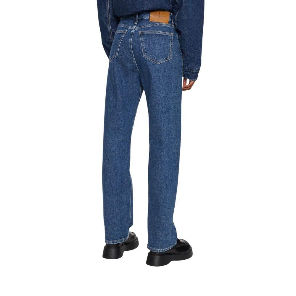 Calvin Klein Jeans Blue Cotton Mom Jean - Hilstor