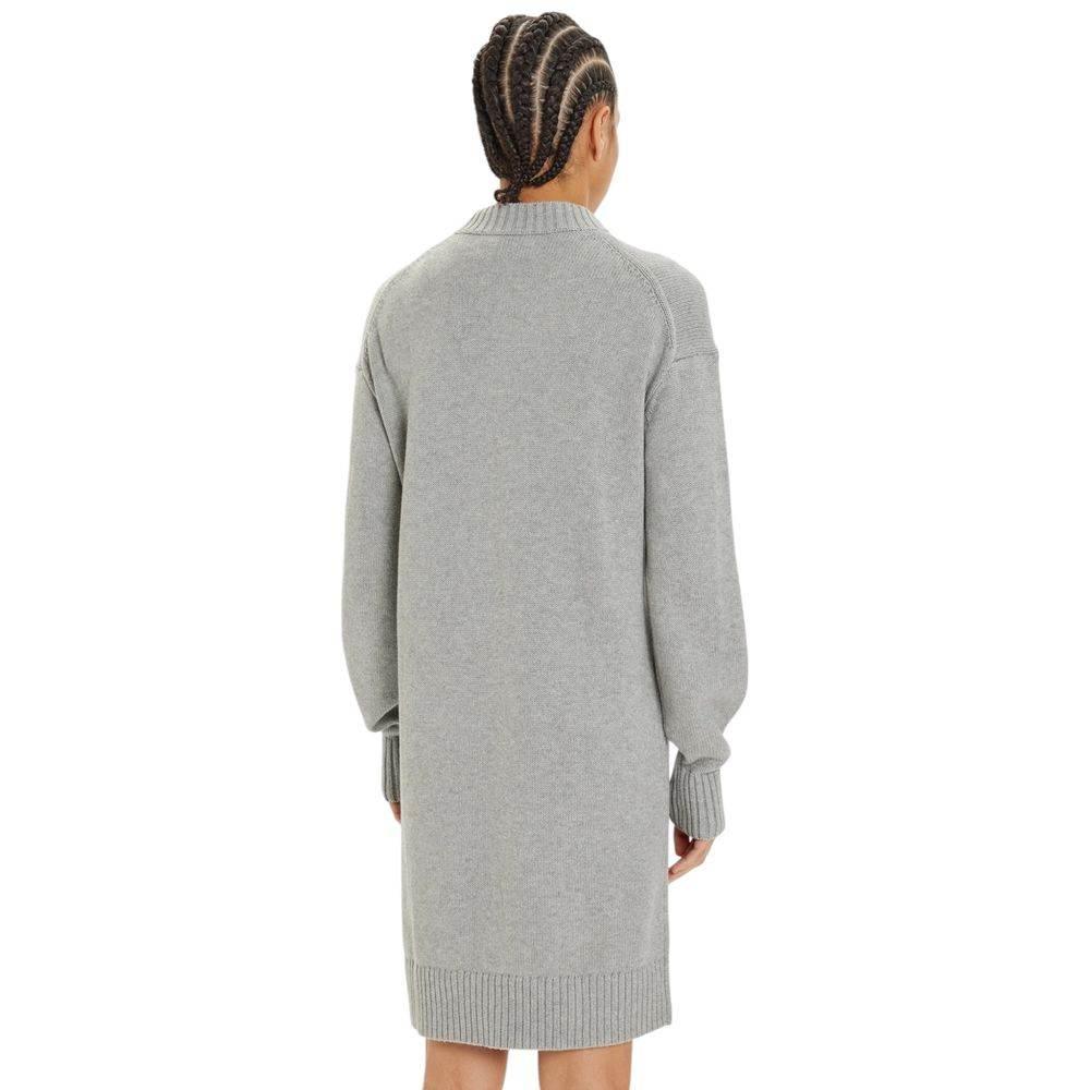 Calvin Klein Jeans Gray Organic Cotton Dress - Hilstor