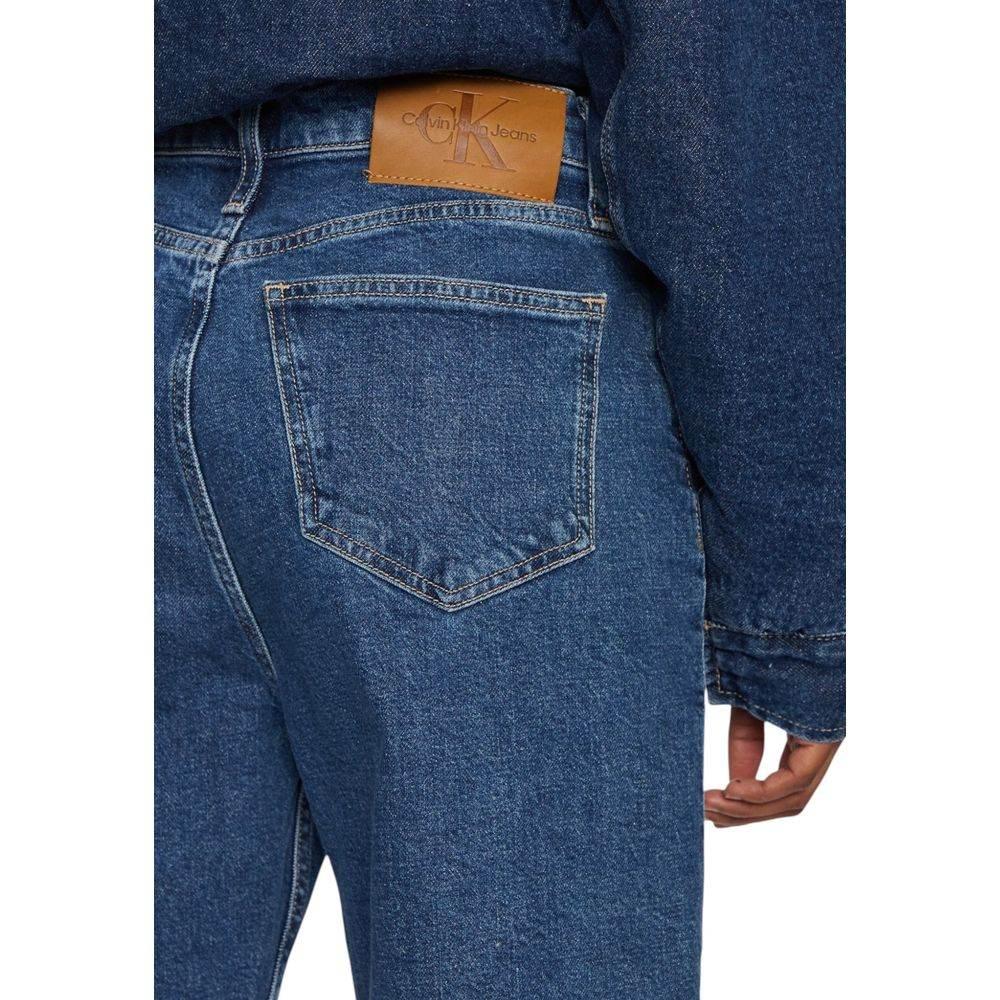 Calvin Klein Jeans Blue Cotton Mom Jean - Hilstor