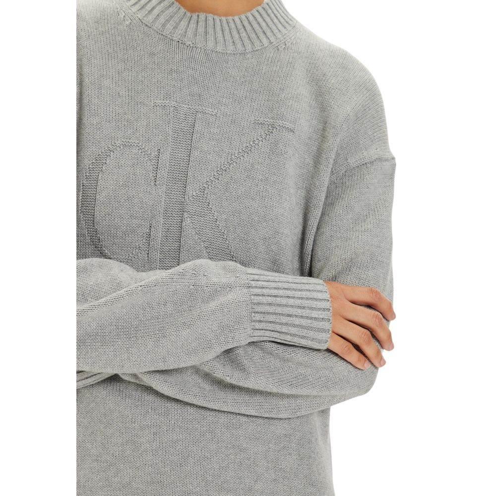 Calvin Klein Jeans Gray Organic Cotton Dress - Hilstor