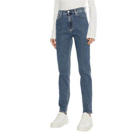 Calvin Klein Jeans Blue Cotton Mom Jean - Hilstor