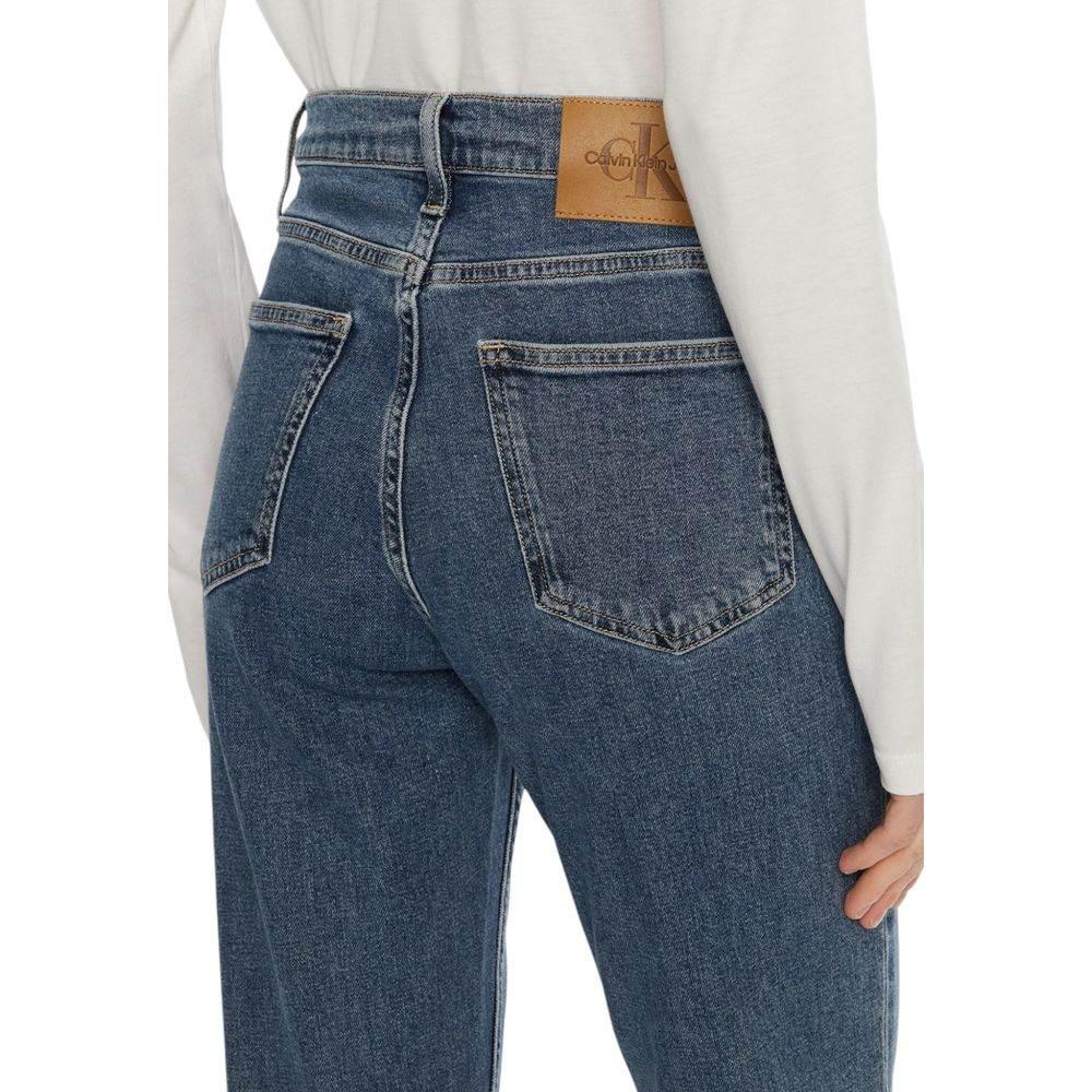 Calvin Klein Jeans Blue Cotton Mom Jean - Hilstor