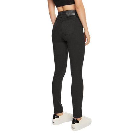 Calvin Klein Jeans Black Cotton Skinny Jean - Hilstor