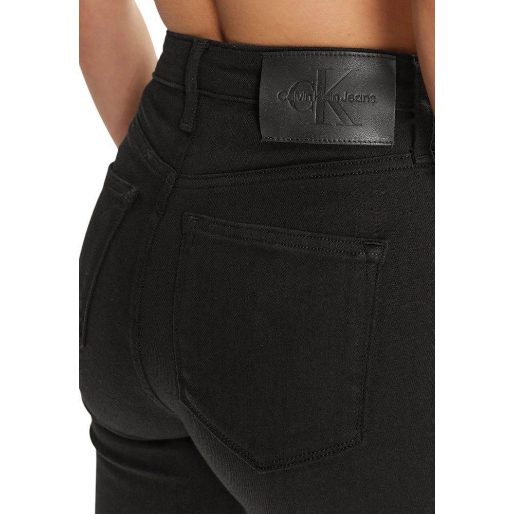 Calvin Klein Jeans Black Cotton Skinny Jean - Hilstor