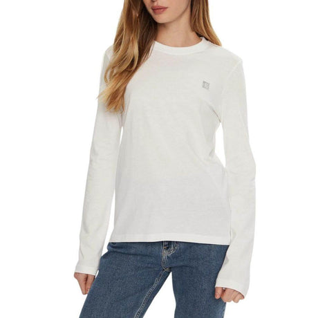 Calvin Klein Jeans White Cotton Tops & T-Shirt - Hilstor