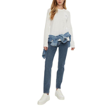 Calvin Klein Jeans White Cotton Tops & T-Shirt - Hilstor