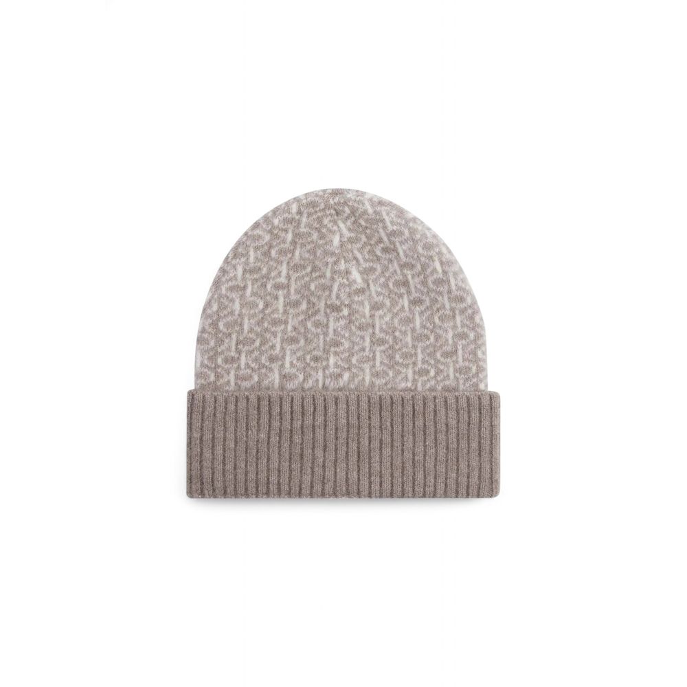 Calvin Klein Beige alpaka læderhat