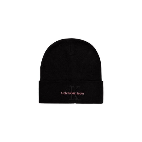 Calvin Klein Jeans Black Cotton Hat - Hilstor