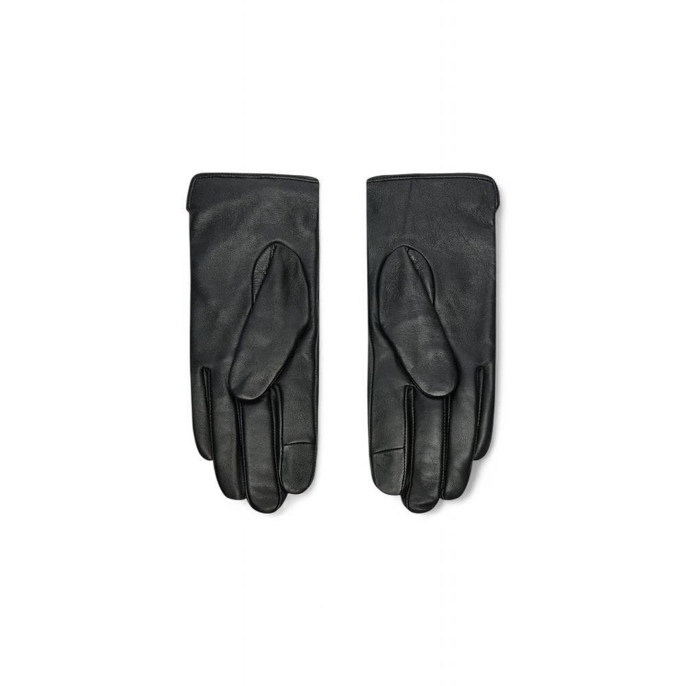 Calvin Klein Black Leather Glove - Hilstor