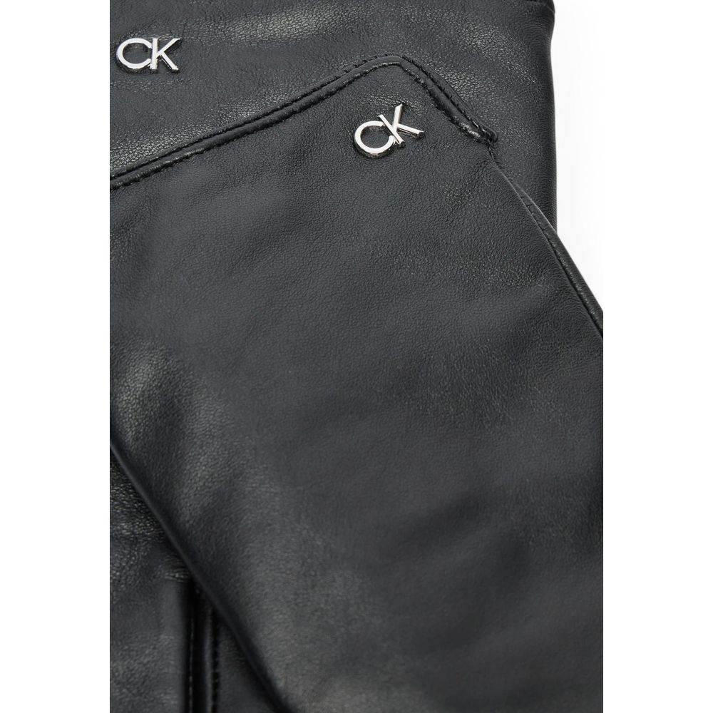 Calvin Klein Black Leather Glove - Hilstor