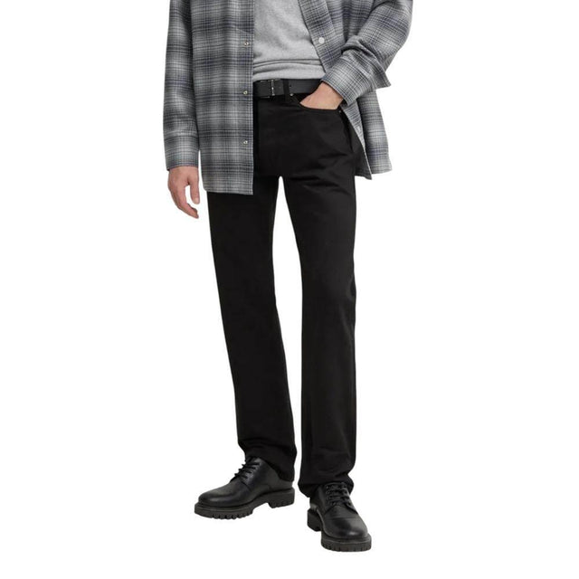 Calvin Klein Jeans Black Cotton Relaxed Fit Jean - Hilstor