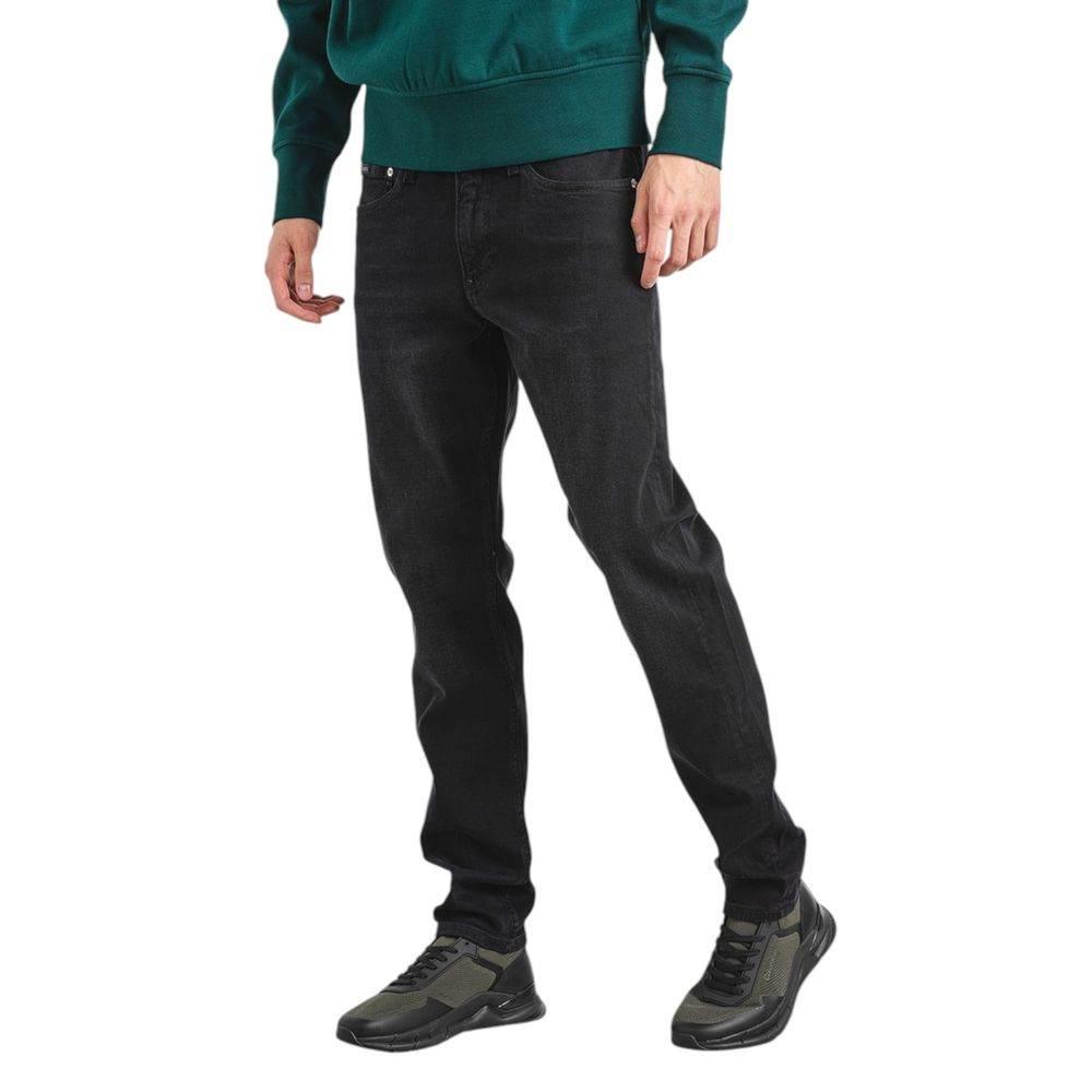 Calvin Klein Jeans Black Cotton Slim Fit Jean - Hilstor