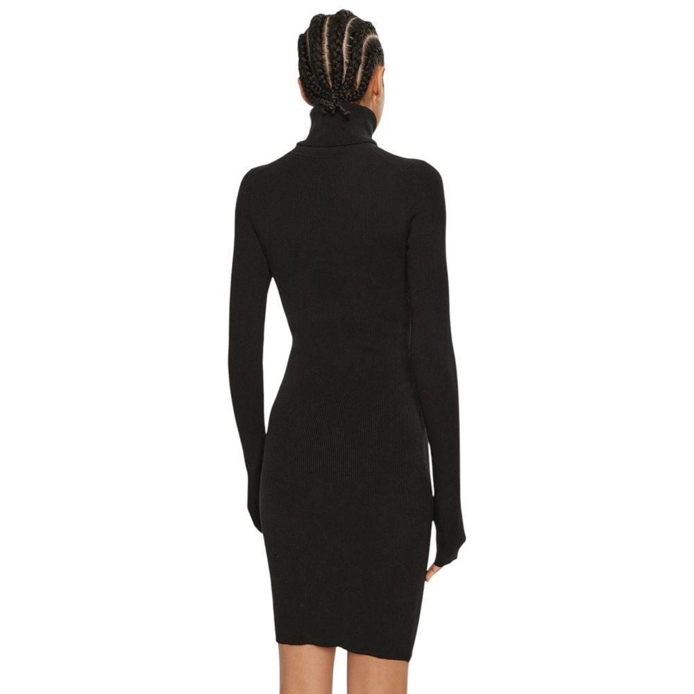 Calvin Klein Jeans Black Cotton Dress - Hilstor