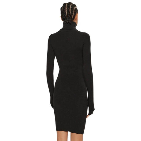 Calvin Klein Jeans Black Cotton Dress - Hilstor