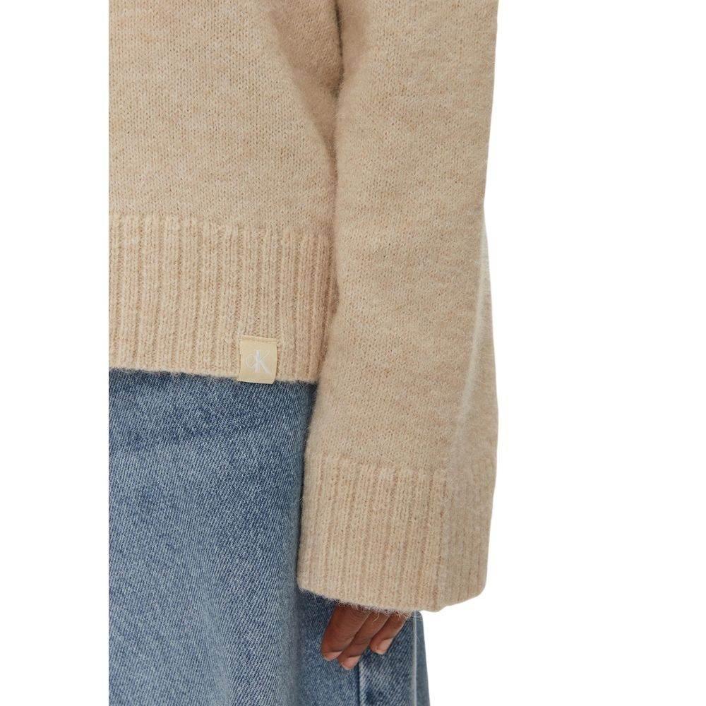 Calvin Klein Jeans Beige Polyester Sweater - Hilstor