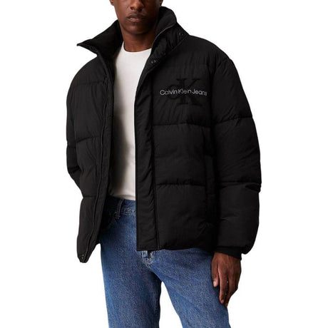 Calvin Klein Jeans Black Recycled Polyamide Jacket - Hilstor