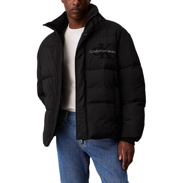 Calvin Klein Jeans Black Recycled Polyamide Jacket - Hilstor