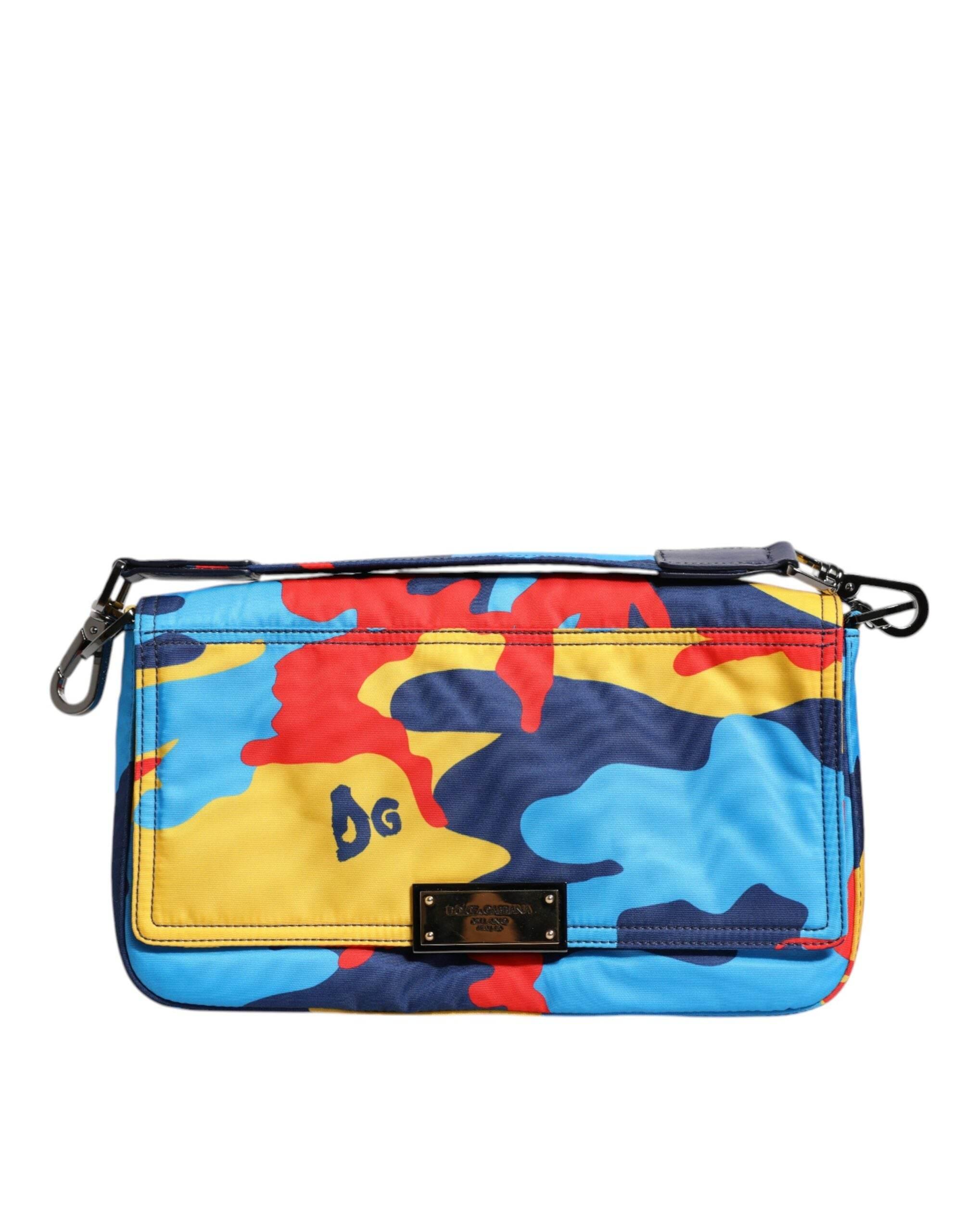 Dolce & Gabbana Multicolor Camouflage Nylon Crossbody Bag - Hilstor