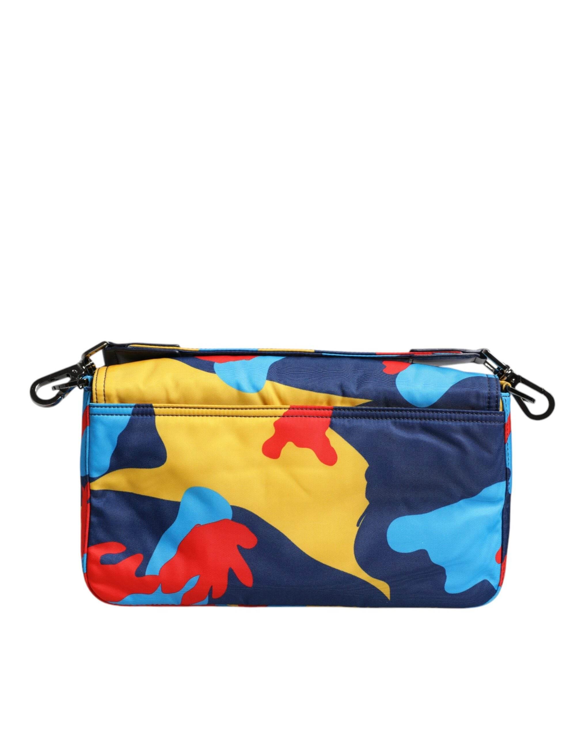 Dolce & Gabbana Multicolor Camouflage Nylon Crossbody Bag - Hilstor