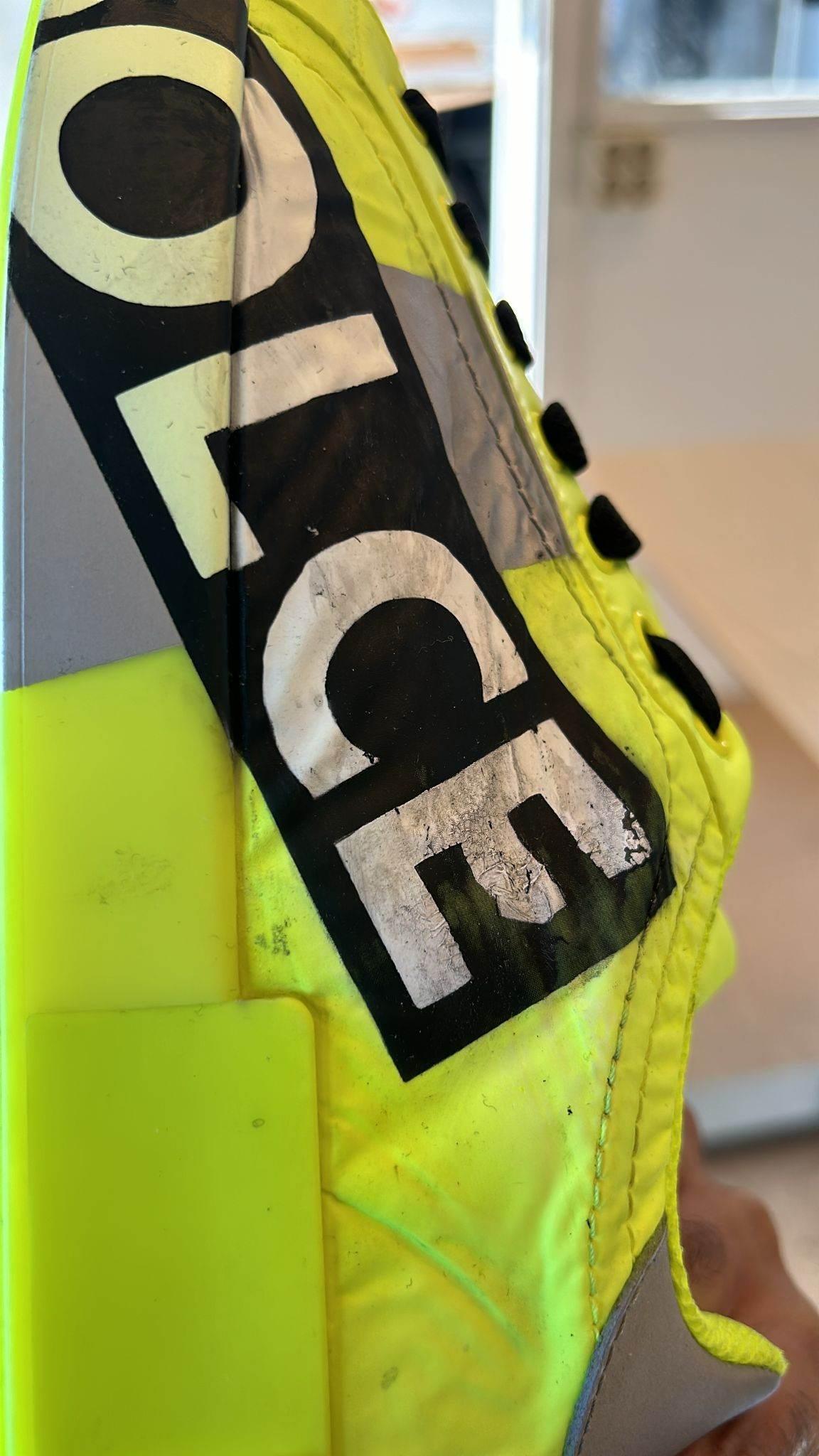 Dolce & Gabbana Neon Green Logo Tape Low Top Sneakers Shoes - Hilstor