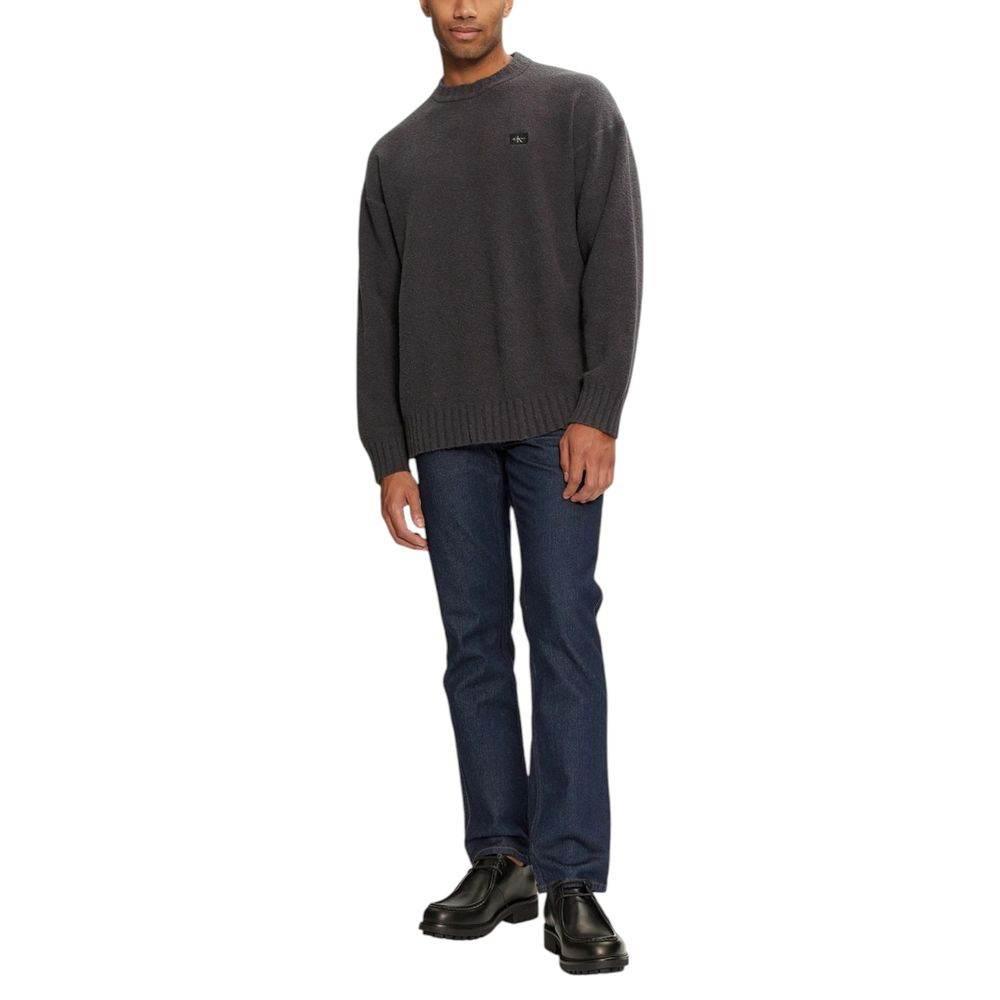 Calvin Klein Jeans Gray Cotton Sweater - Hilstor