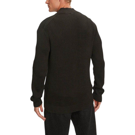Calvin Klein Jeans Black Cotton Cardigan - Hilstor